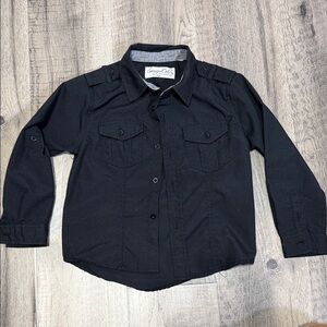 Sovereign Code Black Kids Button Down Shirt